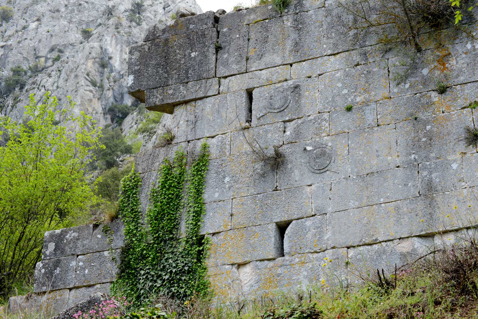 Άποψη των τειχών της Τερμησσού, ελληνιστική περίοδος (© Υπουργείο Πολιτισμού Τουρκίας)
