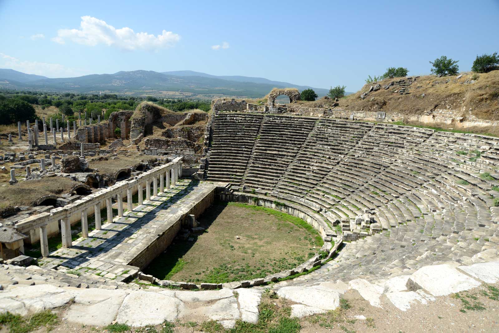 Αφροδισιάς, άποψη του θεάτρου, ύστερη ελληνιστική περίοδος (© Υπουργείο Πολιτισμού Τουρκίας)
