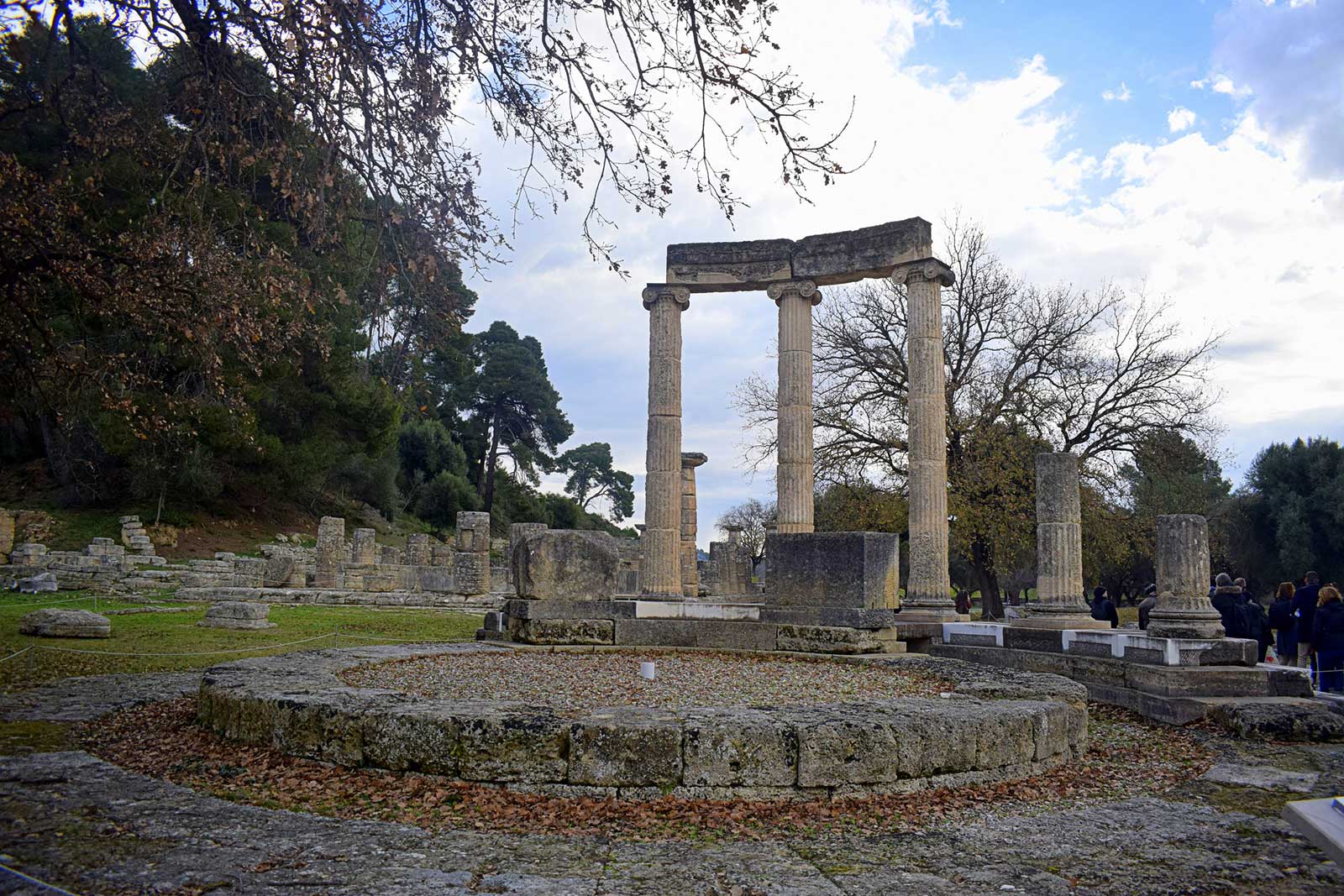 Ολυμπία, Ιερό του Διός, Φιλιππείο, 338-336 π.Χ. (© Υπουργείο Πολιτισμού / Εφορεία Αρχαιοτήτων Ηλείας)
